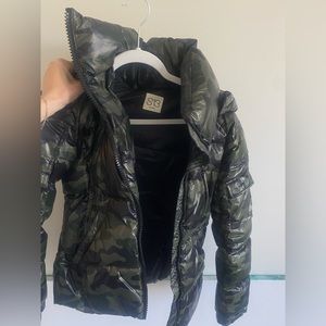 S13 camo puffer with detachable hood